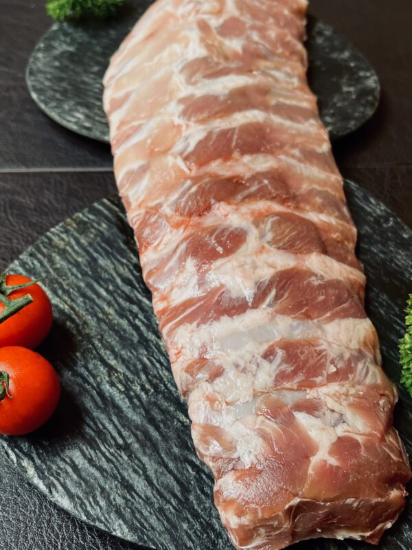 Ongm. Spare ribs vooraanzicht Ruigenhilvlees