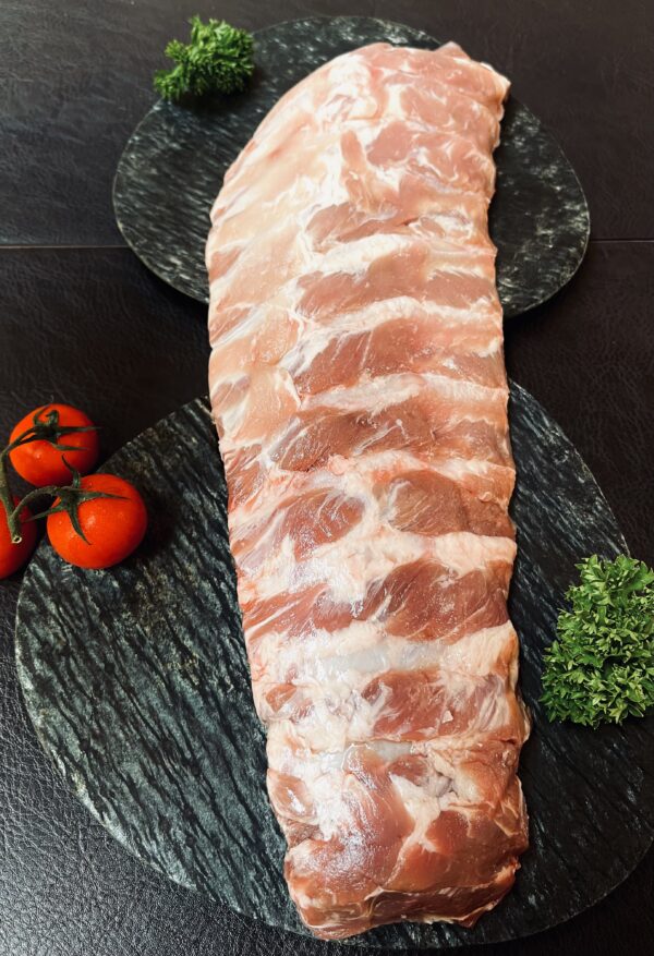 ongemarineerde spare ribs Ruigenhilvlees